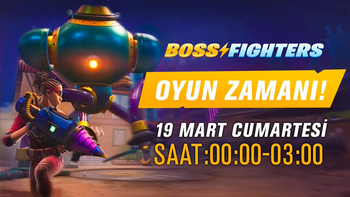 BossFightersTr's tweet photo. Selamlar, Boss Fighters Topluluğu

Bugün sizinle paylaşacağımız heyecan verici haberlerimiz var!

Sunucularımız yakında başka bir Playtime oturumu için açık olacak!

 Ne zaman?
 📅 19 Mart 00:00-03:00 UTC

 ⚠️Lütfen bunun oyunun yeni bir versiyonu olmadığını unutmayın!⚠️ https://t.co/jVprm3fTgG