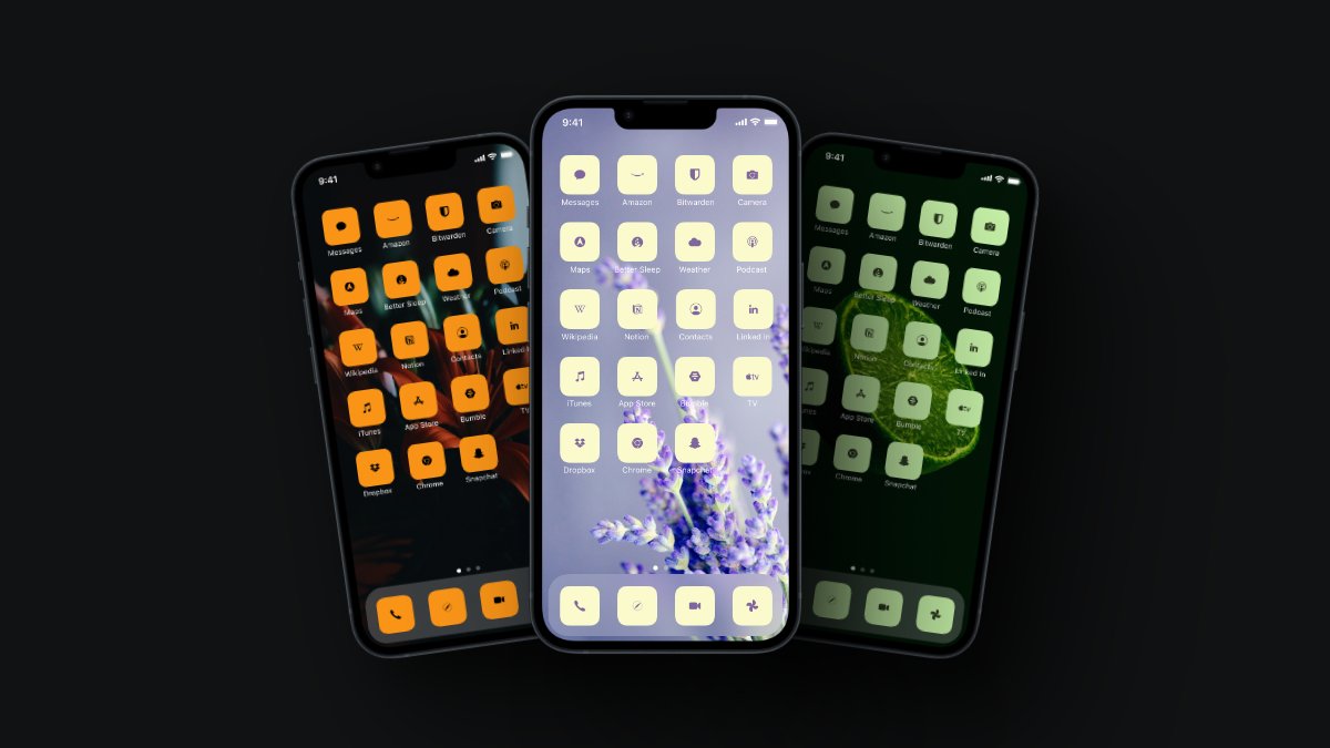 Abhishek01kr's tweet image. Elevate your device's look with these "Orange, Lavender and Lime" icons which I have added in recent #HoboIcons update! ✨

🛍️ abhishekkumarsahu.gumroad.com/l/hoboicons

#IOS #iosicons #icon #icondesign #android #androidicons #design #icons #iosiconpack #iconios #iOS16 #iphoneicons #iphoneiconpack