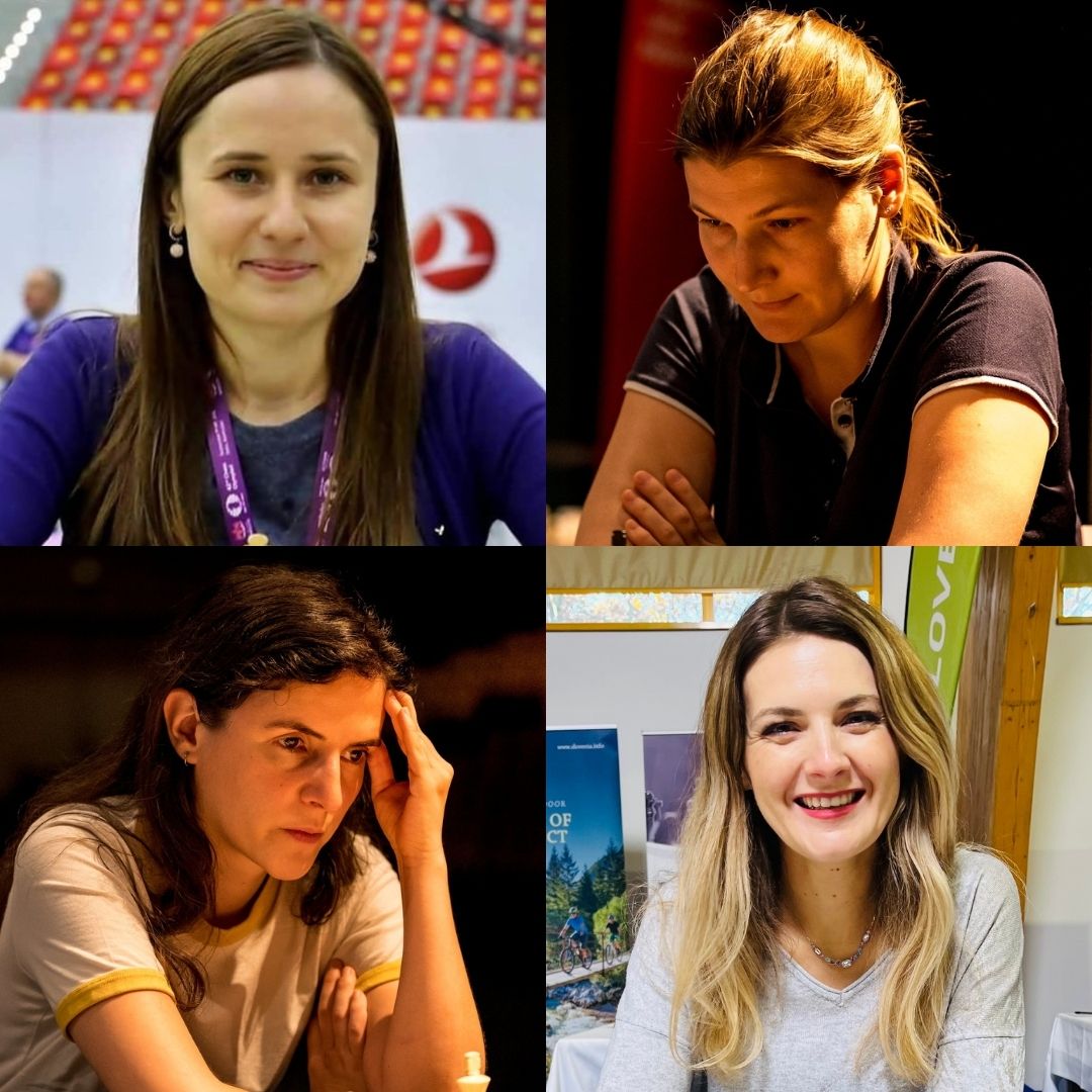 ffechecs's tweet photo. 🇫🇷 Sophie Milliet, Pauline Guichard, Anastasia Savina et Deimante Daulyte-Cornette participent au Championnat d'Europe féminin individuel d'#Échecs du 18 au 29 mars.
👏 Encourageons nos représentantes !
▶https://t.co/uwzOGxXh5w https://t.co/fFRlmGZzAY