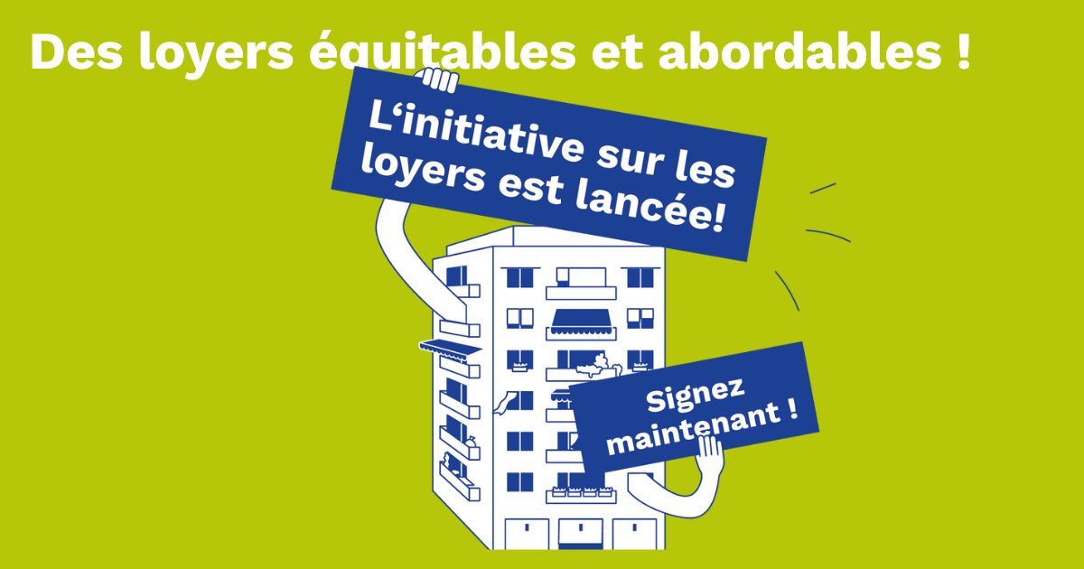 Nous lançons, au sein d’une large alliance, une initiative pour instaurer la transparence sur les loyers précédents : pour des loyers équitables et des logements abordables dans le canton de Berne !

Signez maintenant : loyers-equitables-berne.ch