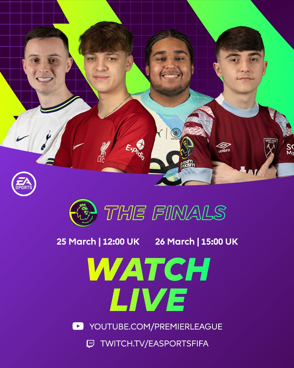 premierleague's tweet photo. Who will be crowned #ePremierLeague champions? 👑

🔜 The #ePLFinals: 25-26 March | Learn more 🔗 https://t.co/WpCdlSbDHM https://t.co/WRglnkyjGK