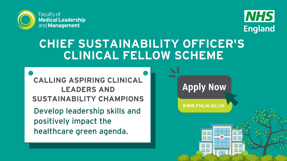 Clinician in the south west? Want to work with an excellent System building sustainability upstream in decision making? Make a tangible difference to regional and national greener work? Learn from inspiring leaders and be part of a supportive team? Apply now!