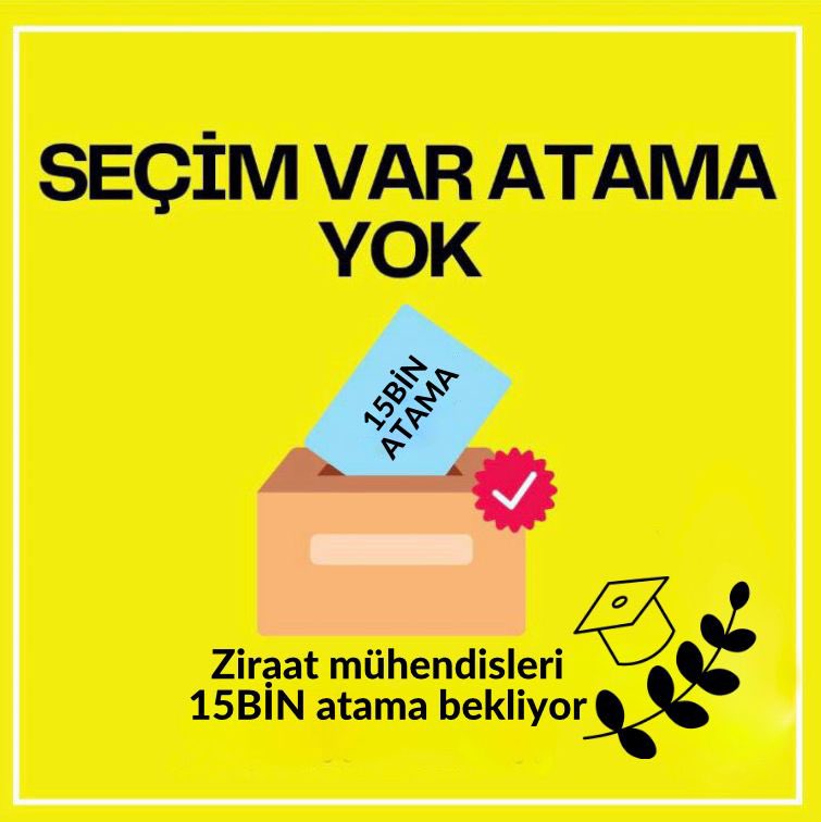 Her atanmadığım aklımda
Her atamadığın..
<a href="/RTErdogan/">Recep Tayyip Erdoğan</a> <a href="/fuatoktay/">Fuat Oktay</a>
<a href="/kilicdarogluk/">Kemal Kılıçdaroğlu</a> <a href="/meral_aksener/">Meral Akşener</a>
<a href="/vekilince/">Muharrem İNCE</a> <a href="/ademdinc_/">Adem Dinç</a>
<a href="/VahitKirisci/">Prof.Dr.Vahit Kirişci</a> <a href="/TCTarim/">T.C. Tarım ve Orman Bakanlığı</a> #CbZiraateAcil15BinOnay