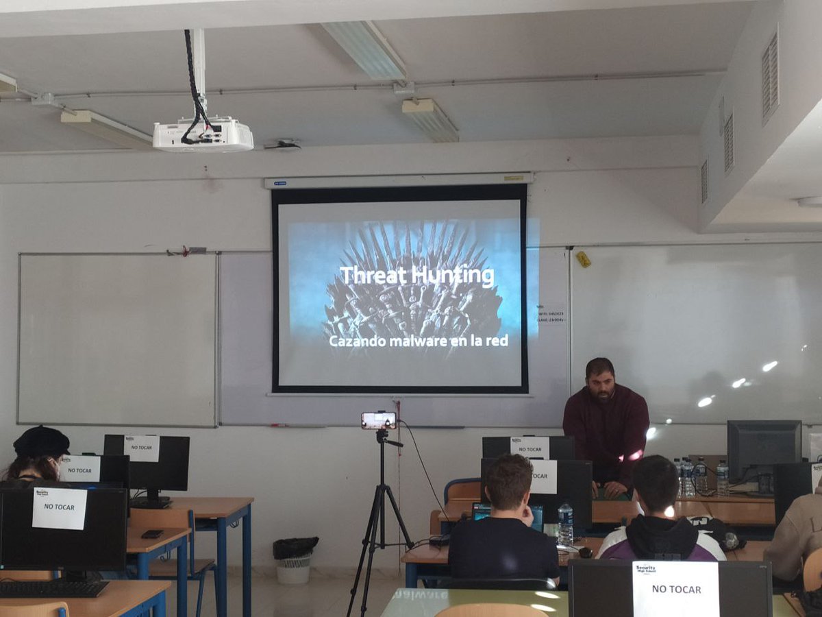 Eduardo Sánchez (@edusatoe) on Twitter photo Taller de #ThreatHunting #Malware en la #SHS2k23 de manos del crack <a href="/adrrodgar/">Adrián Rodríguez García</a> Taller de #ThreatHunting #Malware en la #SHS2k23 de manos del crack <a href="/adrrodgar/">Adrián Rodríguez García</a>