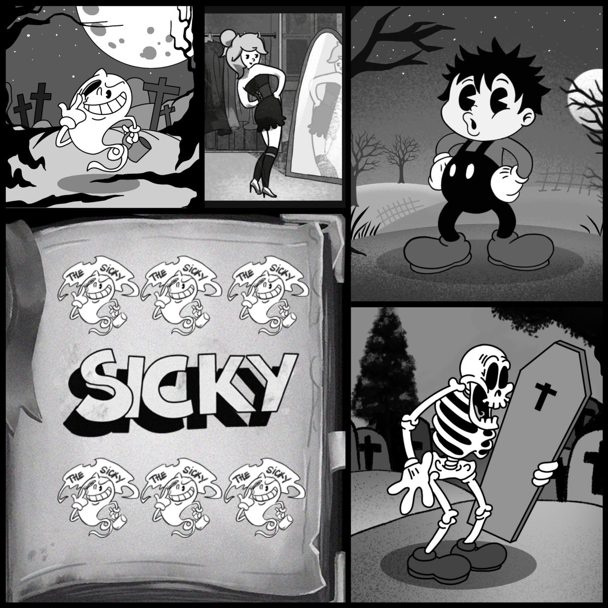 sanitigo1's tweet photo. 📽️#Sicky 📽️
￼
1933 Studio(@1933Studios)が手掛ける第1弾🎬
クラシックアニメをWEB3の力で再燃させよ🔥
アニメ制作やトークンを稼ぐゲームも⁉️

🏆 WL × 3️⃣ #giveaway
￼
✅Follow
@TheSickyClub
@Barometz3891 
@sanitigo1
✅❤️&amp;RT
✅Join
https://t.co/Wz9tNwMXhL

⏰48h

1/n 

#NFT #NFTGiveaway https://t.co/MxUH8Er8u5