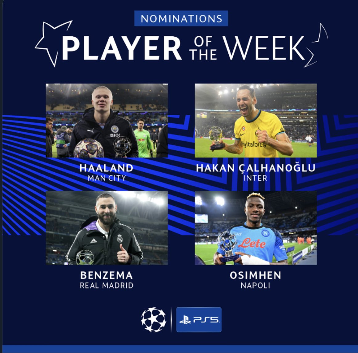 _AsiwajuLerry's tweet image. Hey guys, let’s vote for our StarBoy as the UCL player of the week. 🦅❤️

RT and use the link below to Vote for Victor Osimhen

Here: uefa.com/uefachampionsl…