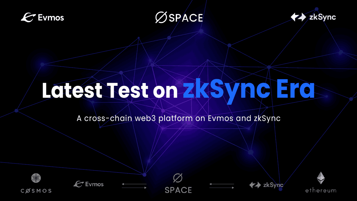 Announcing the Latest Test on @zksync Era! New Features: LP Bond, Multi-reward Pools, xSPACE and SPACE Bridge. ⚗️Join gleam.io/6ZgAk/spacefi-… Since 1M #EVMOS Liquidity Incentive launched on spacefi.io, we've been growing steadily. The next stage is #zkSyncEra 1/3