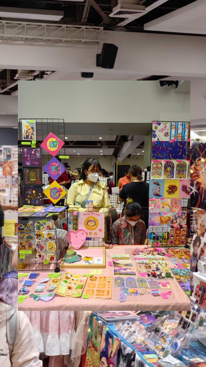 Late post of Komiket March 2023. Thank you so much for those who bought my and my friends stickers! ✨