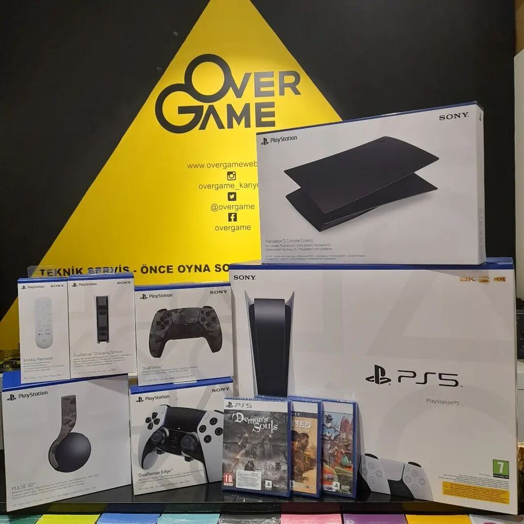 OverGame's tweet photo. 2 yıl Sony Eurasia garantili PlayStation 5 ve PlayStation 5 aksesuarları OverGame Kanyon, OverGame Akasya ve OverGame web mağazalarımızda sizleri bekliyor.
.
#sony #playstation #playstation5 #ps #ps5 #dualsensewirelesscontroller #dualsenseedgecontroller … https://t.co/QmRLkKBkIL https://t.co/XBHSnnCqhj