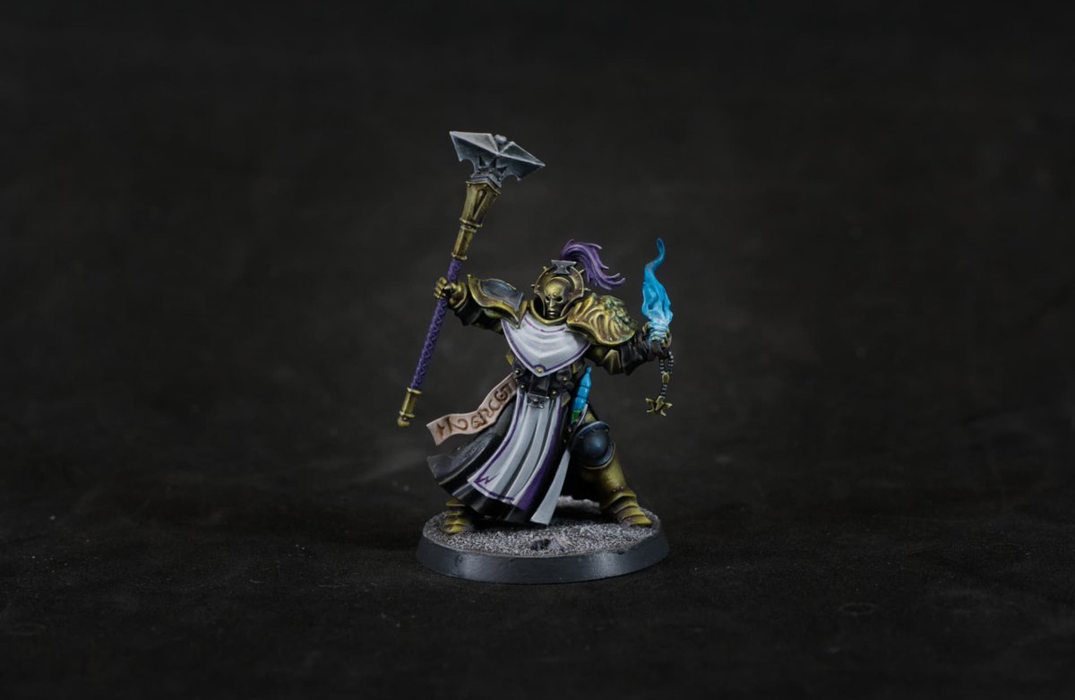 Sequitor Prime, casting a purification spell... #warcry #ageofsigmar #PaintingWarhammer <a href="/warhammer/">Warhammer Official</a>