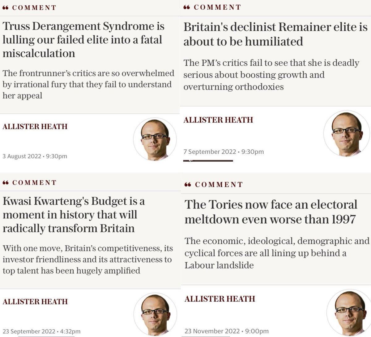 JackLane7's tweet photo. @AllisterHeath But I thought Brexit was going to make everything right, and that the previous budget was going to “radically transform Britain” anyway, so what’s the panic???? https://t.co/mSXfKE5CP3