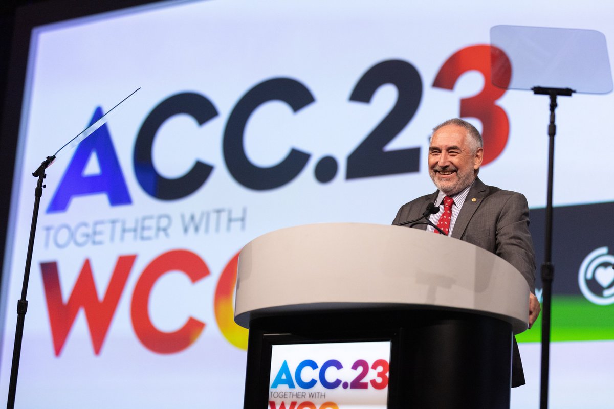 How would you describe #ACC23/#WCCardio in one word? 👀