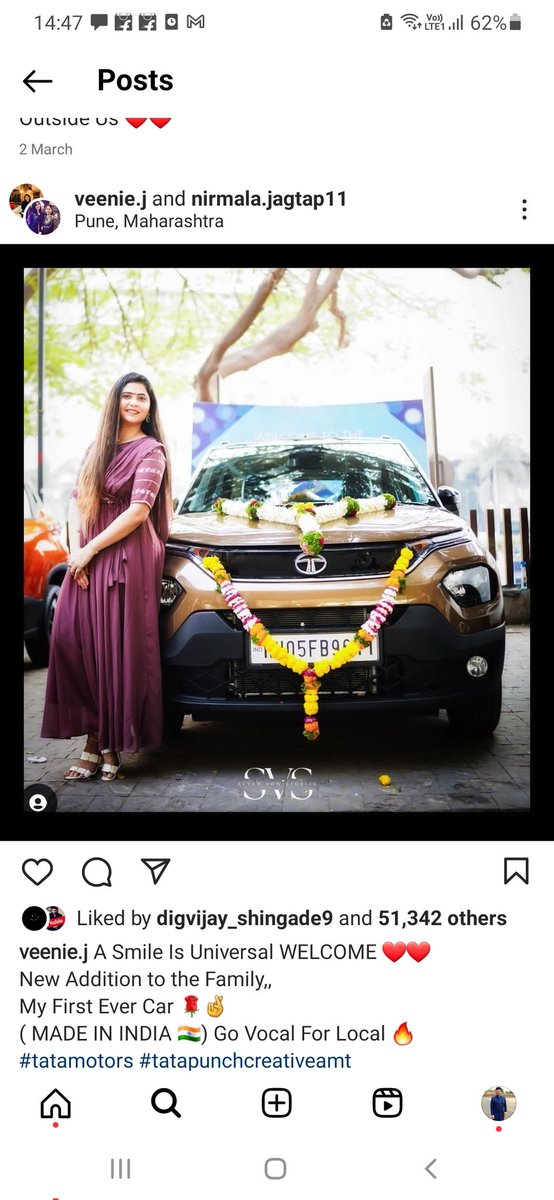 They Both Buying There First Car In Same Month and Same Brand TATA  Has my Heart #ShivThakare #shiveena #veenajagtap