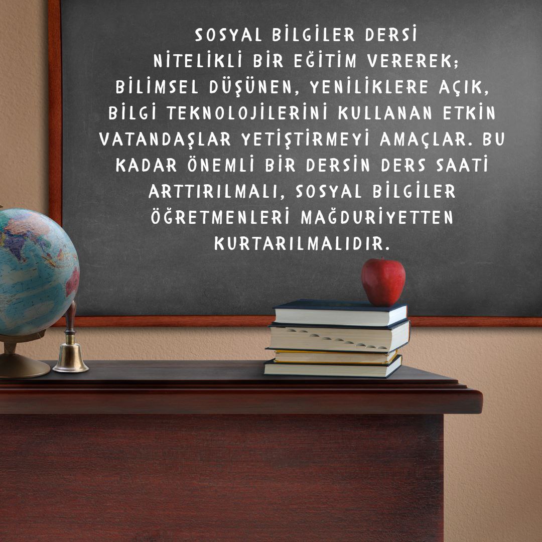 Artık mağduriyet değil hakkını sahibine teslim etme zamanı  

#MebSosyaleSesVer