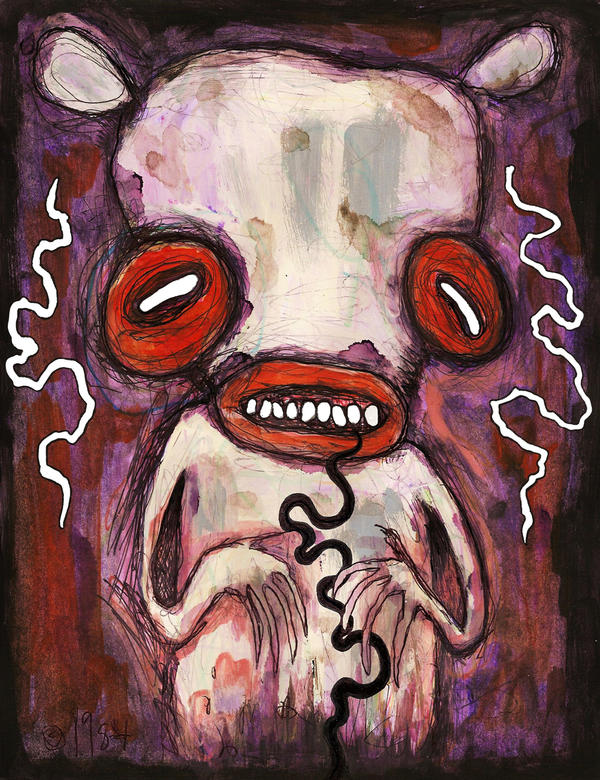 happy_grave's tweet photo. Here's another #throwbackthursday #art #painting #cryptorat via 2010 https://t.co/f9MkawEoxI