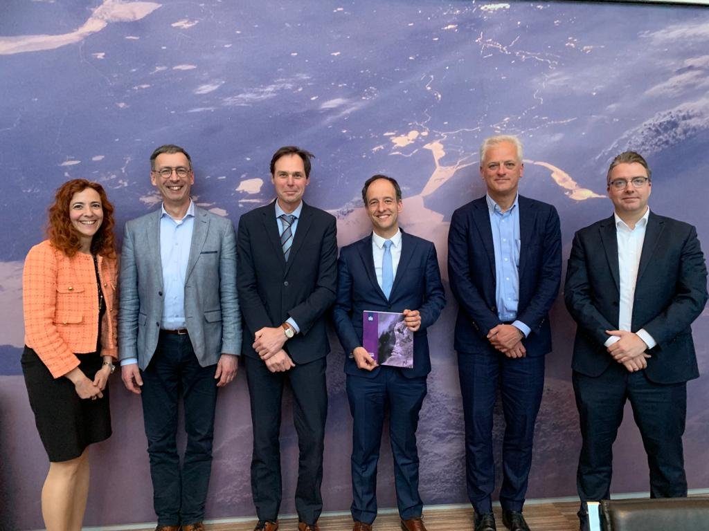 rroquecosta's tweet photo. I'm in 🇳🇱, the host country of the Galileo Reference Centre. I met @MinIenW @MinisterieEZK &amp; @NLSpaceOffice to discuss EU Space for economic growth, sustainable development &amp; innovation.
The common denominator in all conversations: the #EUSpace Strategy for Security &amp; Defence. https://t.co/RFPXyvUBgf