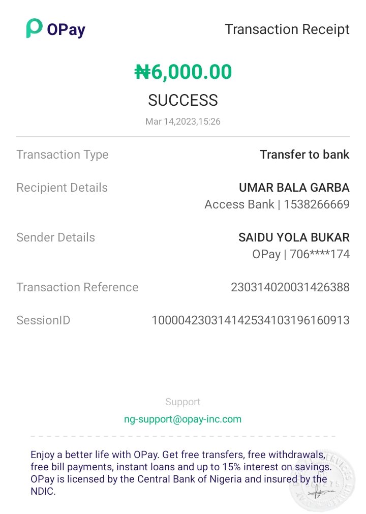 Talban_rijiya's tweet photo. @accessbank_help , a friend transferred 6000 to my account yesterday around 3:26pm,  and it shows to him transfer successful but I was not credited up till now. Attached is the receipt for the transaction. I look forward for your support. 

Thank you 

Your customer 

Umar Bala Garba https://t.co/ooeXy9OG0B