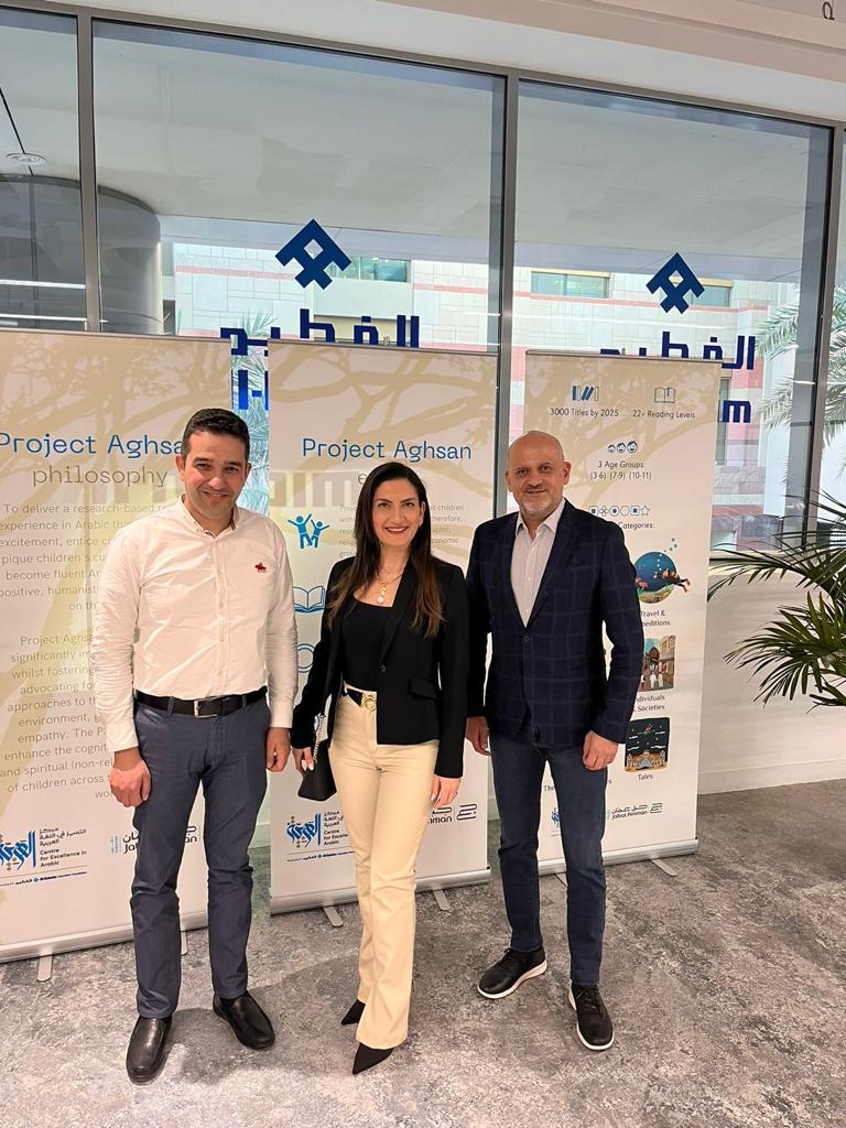 JabalAmman's tweet image. أغصان هو مشروع بالشراكة ما بين جبل عمان ناشرون ومركز التميز في اللغة العربية- مؤسسة الفطيم التعليمية.
كل الشكر لشركائنا مؤسسة الفطيم التعليمية ومركز التميز في اللغة العربية على ترتيب واستضافة هذا اللقاء
#LeveledReading #AlFuttaimFoundation #japublishers #AFEF #Aghsan #كتبي #أغصان