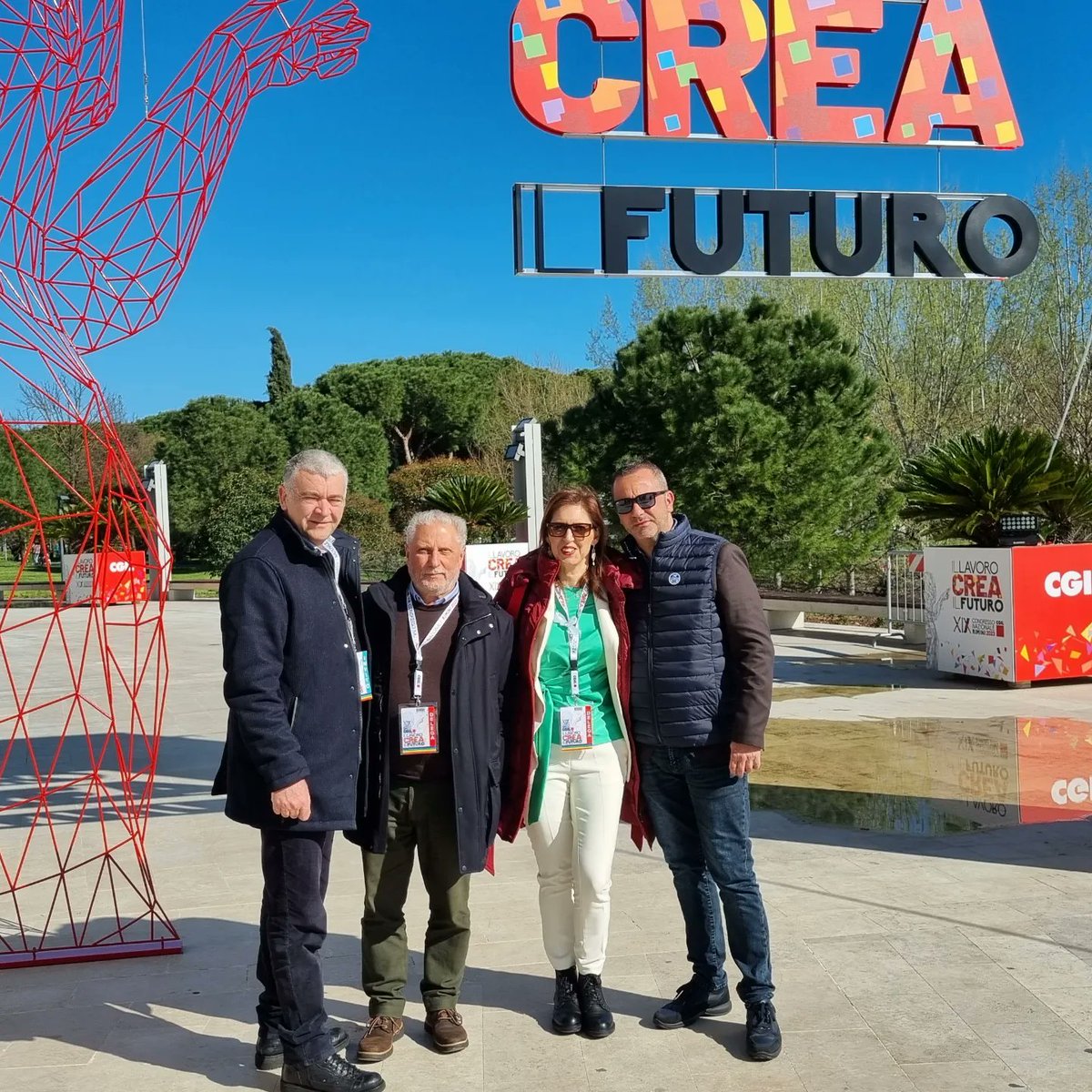 cgilpollino's tweet photo. @cgilnazionale @cgilpollino 
#CongressoCgil2023 
@collettiva_news 
#delegazione https://t.co/NZzmtJJncx