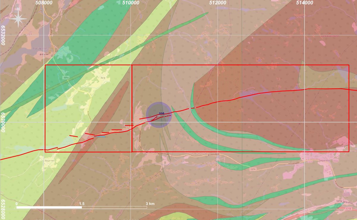 TransitElements's tweet photo. Our 2022 work on our Valefjell licences has refined our area of interest to Valefjell Blue, our 330 ppm cobalt lead set in a fault overstep. Check out our website for more details

https://t.co/fdKQC5XDNn https://t.co/DRJxlyl7ed