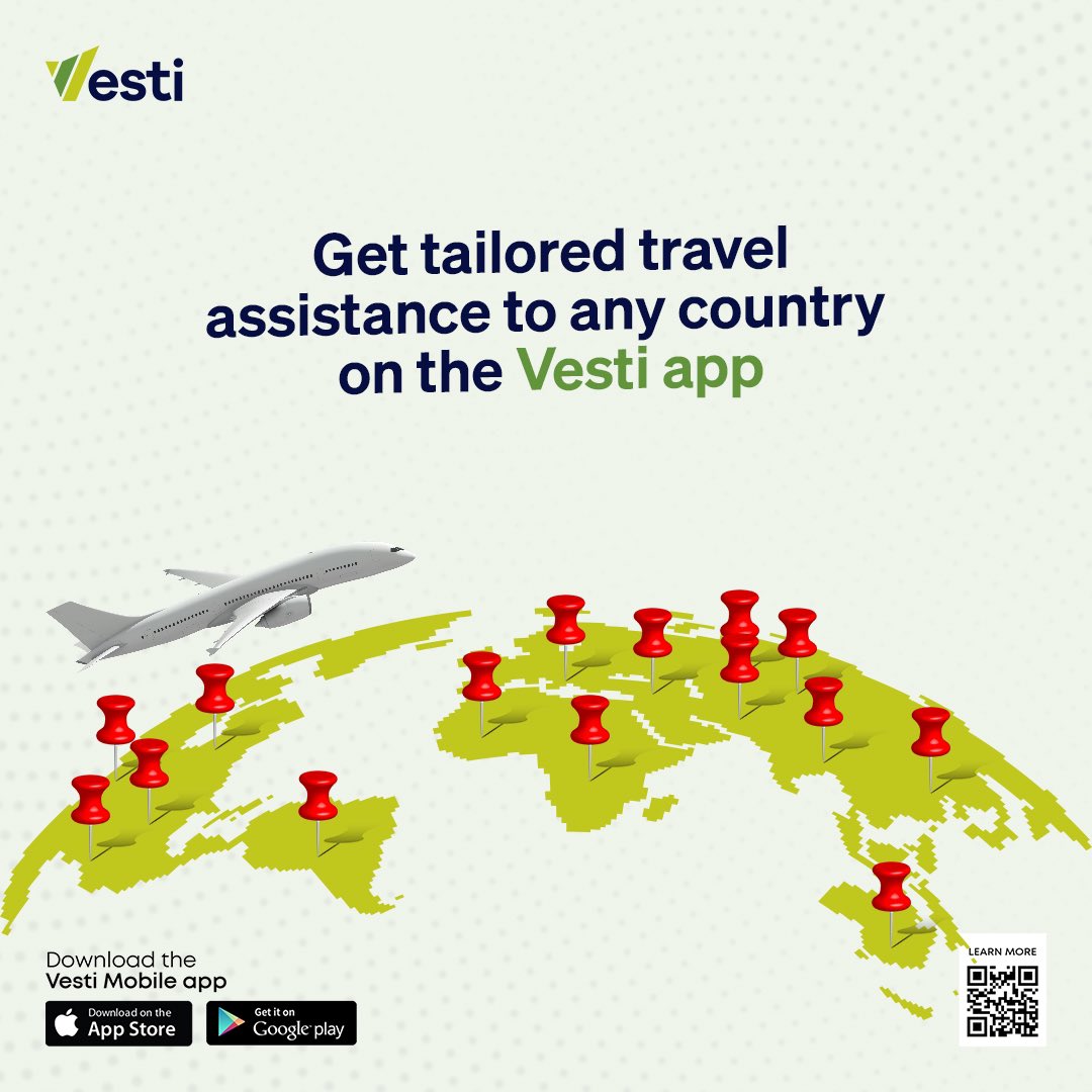 VestiOfficial's tweet photo. Letโs help you migrate to any country of your choice.
Download the Vesti app via Google Play Store or iOS to get started.
.
.
.
.
#Vesti #migration #travelabroad #neobank #pathways #travel #moveabroad #migrationpayment #studyabroad #studyoverseas #studyinuk #studyincanada https://t.co/wTRO5SM0Ct