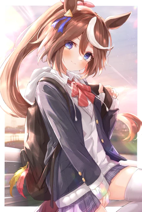 制服テイオー!#ウマ娘 #トウカイテイオー 