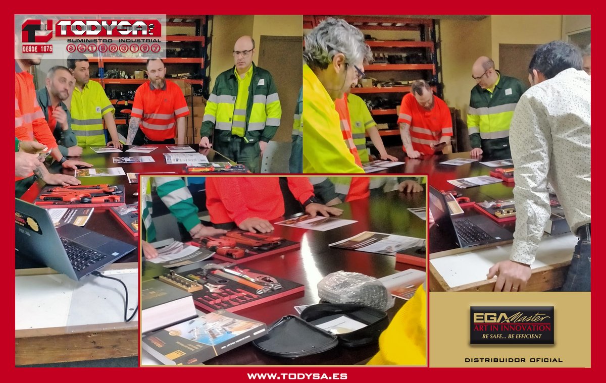 TodysaslBCN_TGN's tweet photo. Sobre la mesa...EGA MASTER. Siempre lo mejor.
#todysa #suministroindustrial #abrasivos #soldadura #consumibles #elevación #medición #iluminación #herramientas #protección #tuproveedorúnico
#esab #pferd #metabo #egamaster https://t.co/CnD0hsE1LX