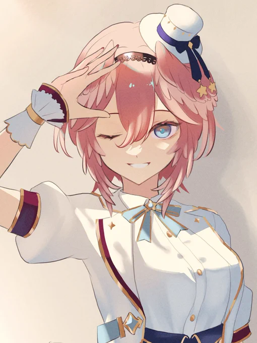 顔もかっこよく描けた 