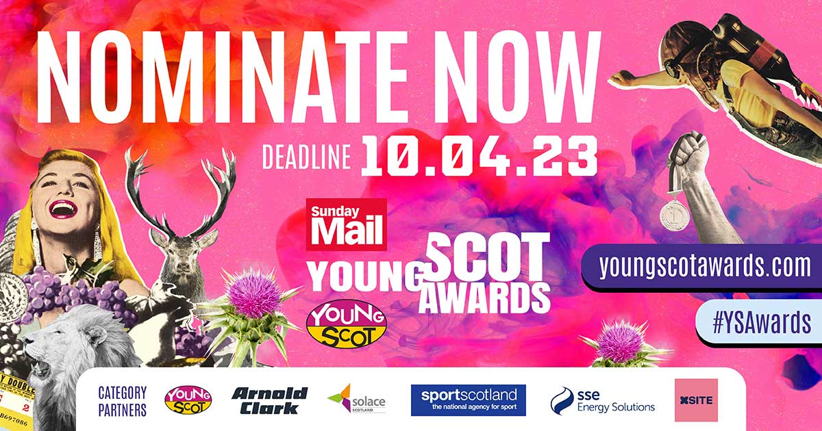 YoungScot's tweet photo. Don't miss out the chance to nominate young people for the @Sunday_Mail @YoungScot #YSAwards!

🦸‍♀️Young Hero
🤝Community
👧Unsung Hero
👩‍🎓Enhancing Education
🏅Sport
🏥Health/Wellbeing
❤️Equality/Diversity
🎨Arts
👨‍🎤Entertainment
🌲Environment
📈Enterprise

https://t.co/kQPKBcGjpA https://t.co/JJQ9bNOhBN