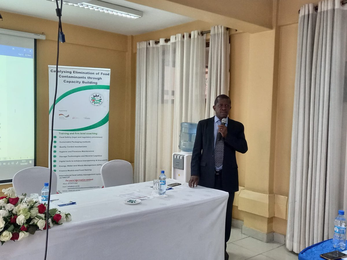 “Through Networking &amp; knowledge sharing, we continue to focus our efforts to ensure agro-processing SMEs adhere to #FoodSafety requirements to meet international sustainability standards for their production procedures.”Edward Mudibo, AIN Chairman #BusinessScoutsforDevelopment
