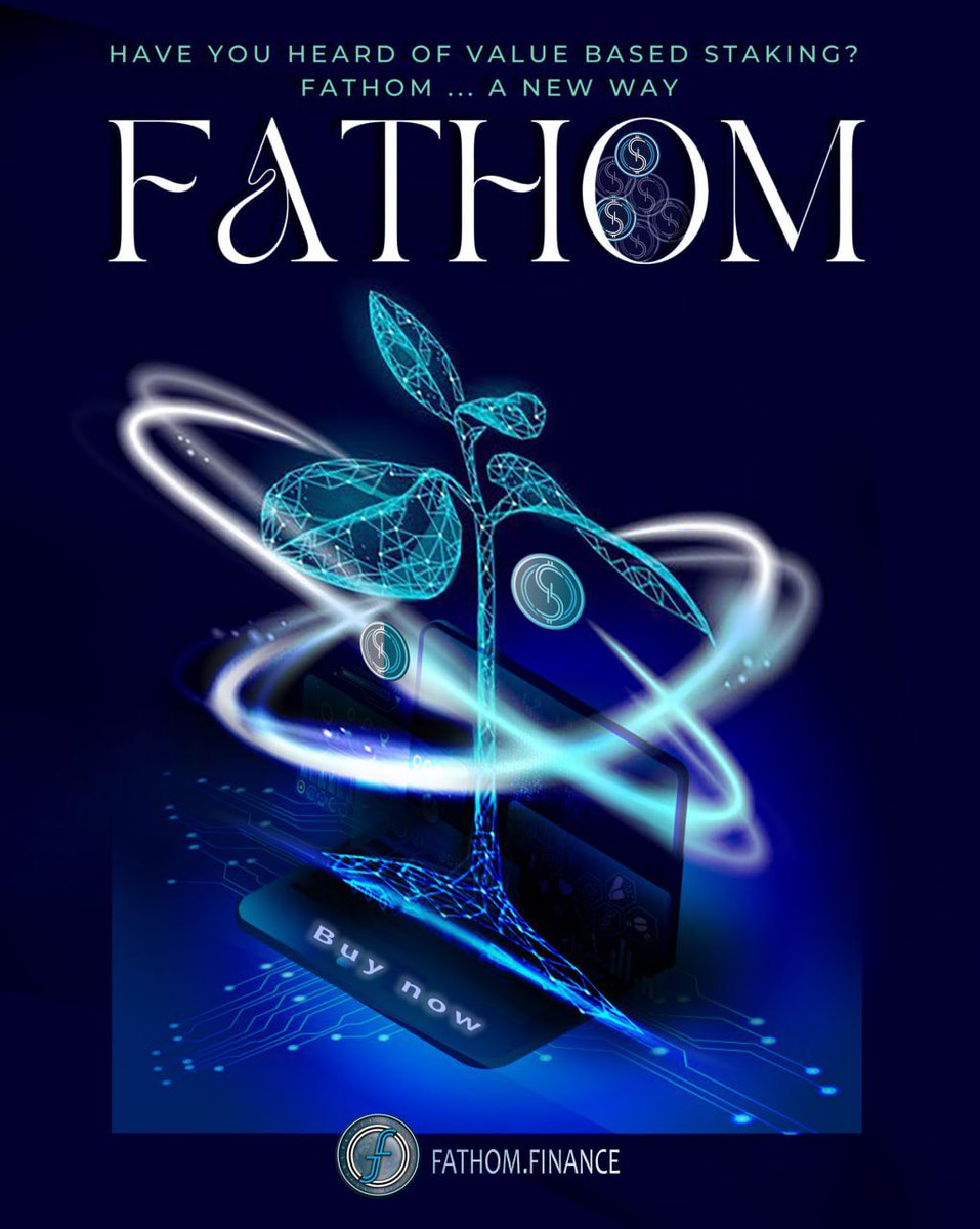 "Fathom, A New Way of Crypto"
😍 #FATHOM 
Generated taxes are sent to the token Jetstream fund and invested in validators and protocols across the DeFi and the ecosystem.

😍😍😍

<a href="/FathomFinance/">Fathom.Finance</a> 

😍😍😍

#CryptoNews #BSCGemsAlert #DeFi #Staking #Reward 

✅✅✅