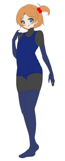 ぴっちりスクール水着ちゃん下描きです
白スクも塗る予定(*`ω` *) 