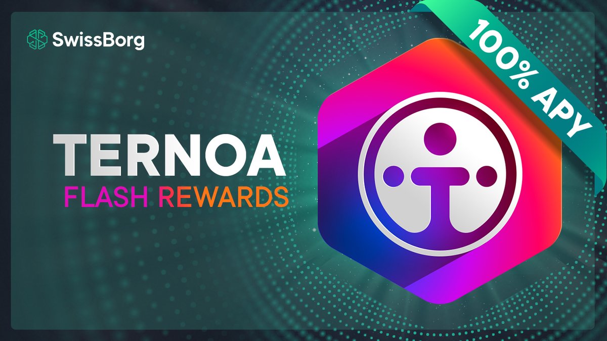 swissborg's tweet photo. Flash Rewards! 100% APY on $CAPS 🚀
Enjoy a boosted APY on your $CAPS tokens for two weeks, exclusively for #SwissBorg users. 🤩
Hurry up, there won't be enough for everyone!
This APY comes from a promotional offer made in collaboration with @Ternoa_ https://t.co/olOaveQfHE