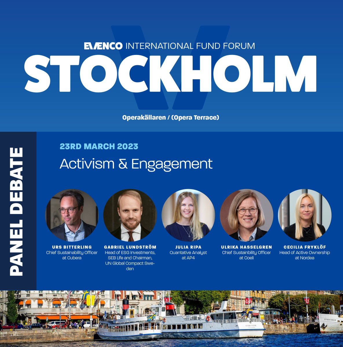 Evenco_Inter's tweet photo. 1 week to go! Reserve your seat today and hear what Sweden's leading fund selectors have to say on Activism & Engagement 👉👉👉 https://t.co/TjODI0LL0H
#FundSelection #assetmanagement #PrivateEquity #investmentmanagement #fundmanagement #ESG #fixedincome https://t.co/F3tdAFrMCS