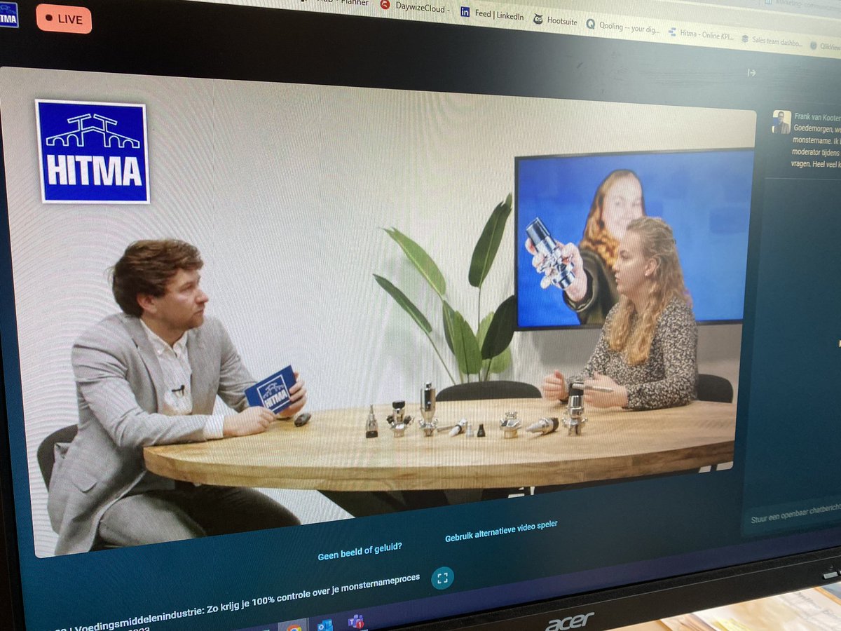 Daar zitten ze hoor. Ons monsternamewebinar is begonnen! 
Kun je dit webinar over 100% veilige monstername binnen de voedingsindustrie niet live volgen? Kijk het dan later terug via onze monstername-website. 

#webinar #monstername #voedingsmiddelen #veiligheid