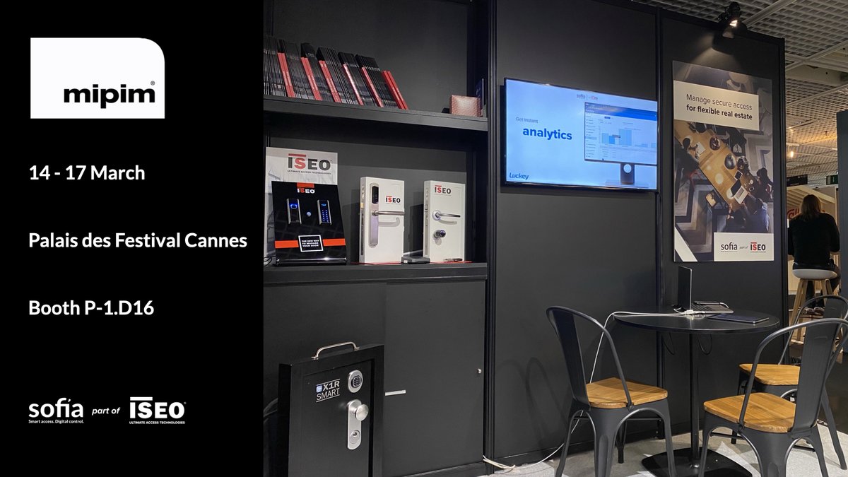 "The real case of a Pan-European coworking player": today <a href="/alenacci/">Alessandro Nacci</a>, CEO Sofia Locks, will have a speech on flexible working spaces managed by PropTech solutions at our booth, P-1.D16 at <a href="/MIPIMWorld/">MIPIM</a>.
Don't miss it, come and meet our experts!
 #MIPIM #MIPIM2023