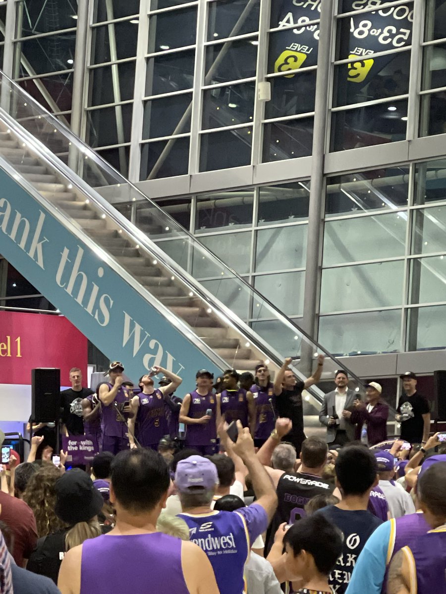 steph17m's tweet photo. 💜🏆 Back to back Champs! 🏆💛 

What a season! What a finals series! And what a Championship series! 

It hasn’t fully sunk in yet. But I’m very proud 🥹 @SydneyKings 

#sydneykings #WeTheKings #nbl #champions #backtoback #champs https://t.co/fz5v3pWVRb