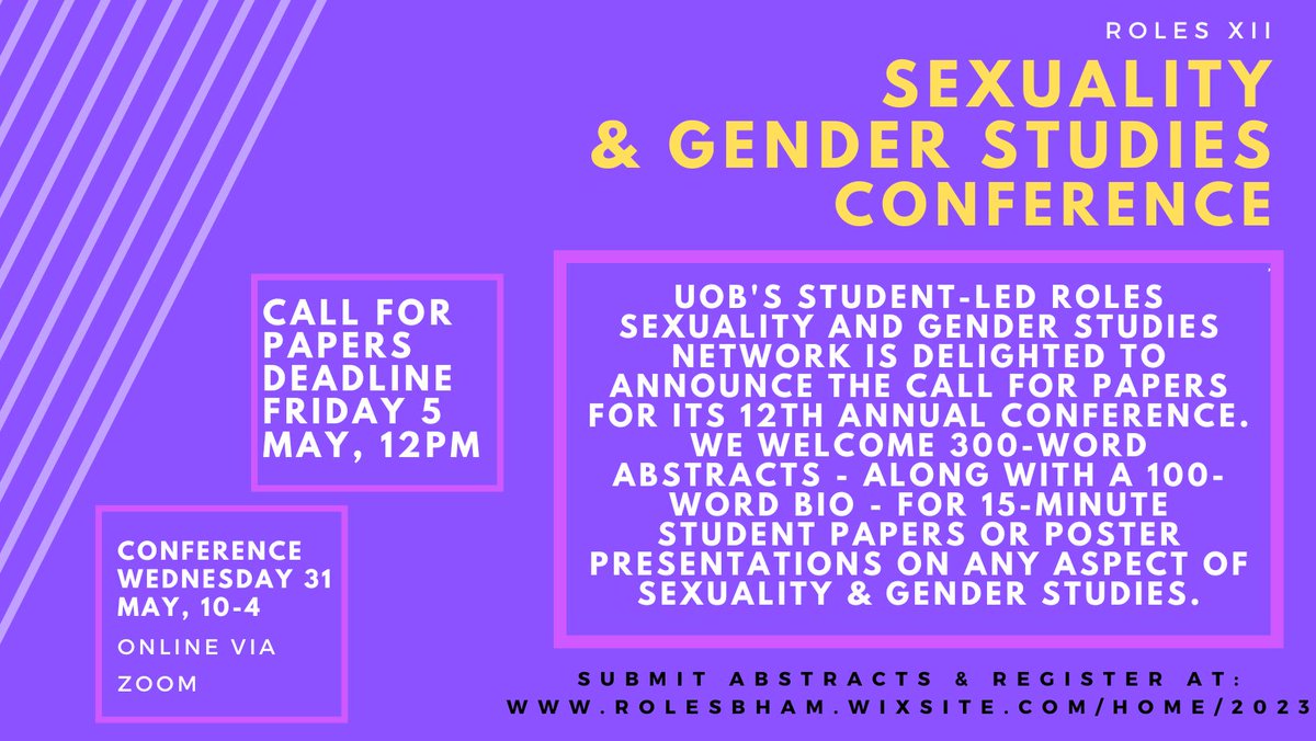 ROLES Sexuality & Gender Studies Network tweet media