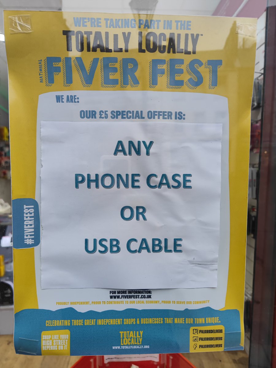 Rememeber we are taking part in the #Fiverfest. So come in grab a bargain.