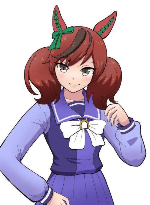ナイスネイチャ初めて描くから練習したやつ 