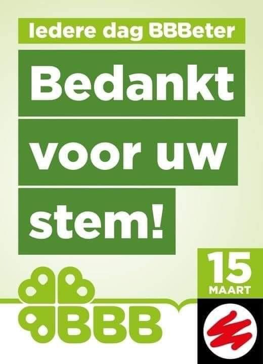 Wow wat een bizar grote overwinning. Super, we gaan er tegenaan.