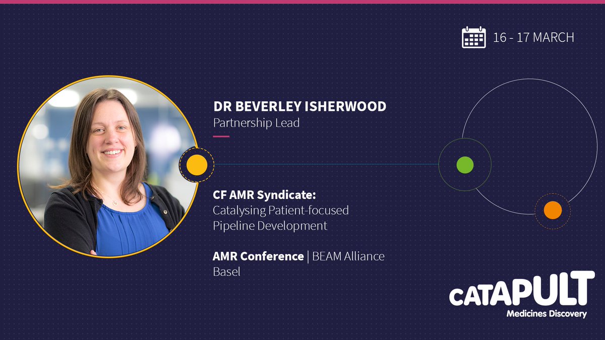 MedDiscCat's tweet image. 🗓️ 𝗘𝘃𝗲𝗻𝘁: 𝗔𝗠𝗥 𝗖𝗼𝗻𝗳𝗲𝗿𝗲𝗻𝗰𝗲 𝟭𝟲 - 𝟭𝟳 𝗠𝗮𝗿𝗰𝗵 𝟮𝟬𝟮𝟯
Dr Beverley Isherwood is speaking at the 2023 #AMRconference in Basel.
#AMR #CysticFibrosis #AntimicrobialResistance