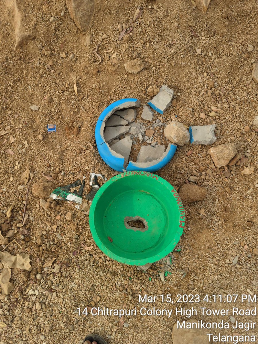 DogLoversHyd's tweet photo. #Animalcruelty in HIG Chitrapuri Colony, Hyd. Destroying water bowls, provoking dogs, pelting stones, blocking their Food + Water, violating Municipality rules @Manekagandhibjp @pfaindia @Goutham511 @Voiceofanimals1 @amalaakkineni1 @hydcitypolice @GadwalvijayaTRS @KTRoffice https://t.co/uU6Oufua3z