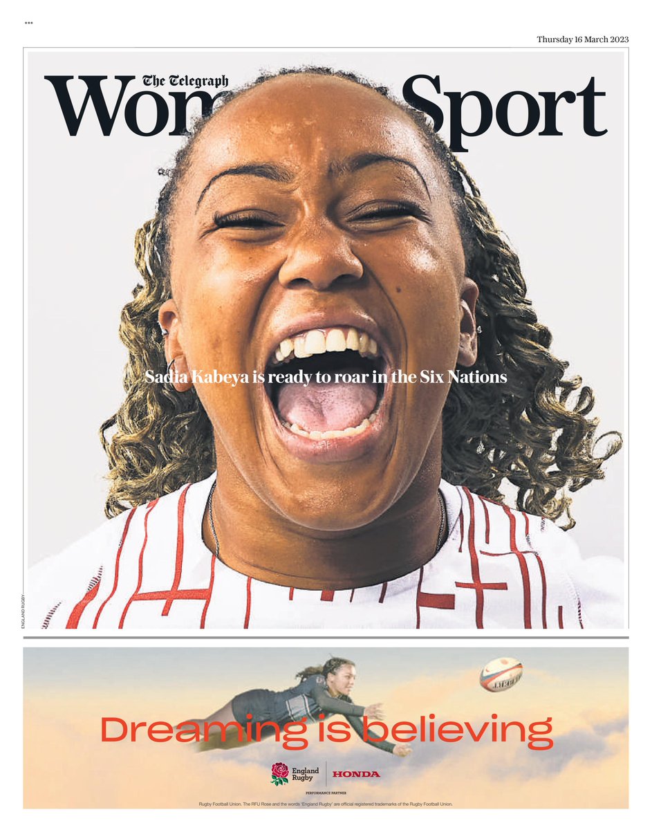 📰 March’s supplement is out now! ▪️ @SadiaKabeya meets @MaggieAlphonsi ▪️ Lydia Thompson and Hollie Davidson on that red card 🟥 ▪️ The crazy world of racehorse owner Dorothy Paget ▪️ And much more! #TelegraphWomensSport
