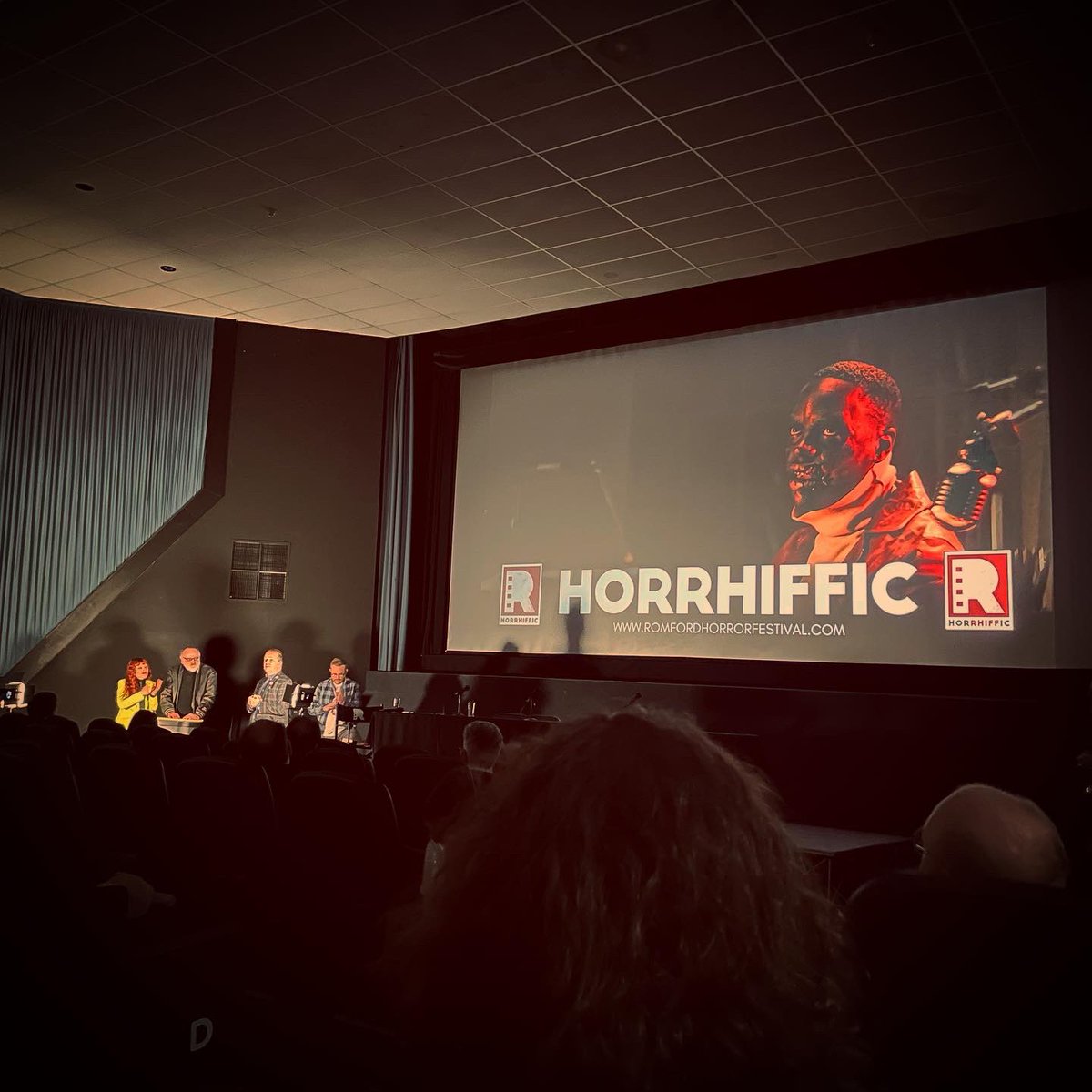 KiddoShortFilm's tweet photo. Kiddo won the Jury Prize at @RomfordHorror Film Festival 🙌
First festival appearance and 4 nominations! Well done team 👏 

*scroll for blood slosh*

#Romford #horror #filmfestival #RHIFF #watchalter #environment #shortfilm #indiefilm #supportindiefilm https://t.co/Ec6mXIsxXS