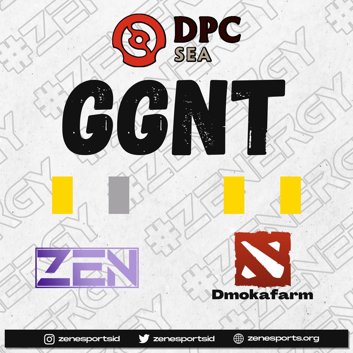 zenesportsid's tweet photo. Nice try, rest, reset, and go again tomorrow. Third's time the charm? 🍀

#ZENERGY 💜 #DOTA2 https://t.co/dJtAYhMxg8