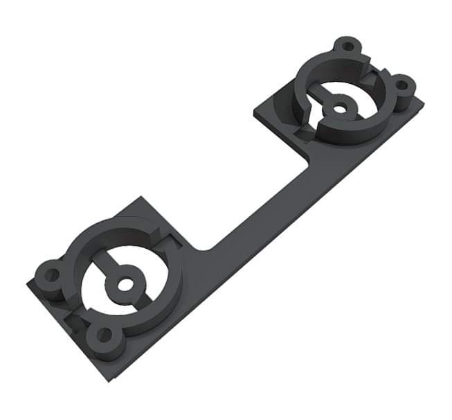 ZarcadeUK's tweet photo. I have also updated the shoulder button bracket to include a center hole to help position the additional button holes.

STL Available to download
https://t.co/tMqa5pOCWZ https://t.co/LxcILTP8Of