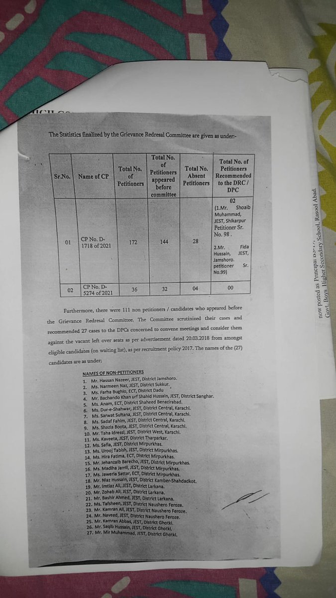 Shoaib_Chang's tweet photo. @SELD_Sindh Implement on the court orders.
Court k order p to amal krlo 
@AkbarLaghari5 @sardarshah1 @MuradAliShahPPP https://t.co/6afNgskTrv