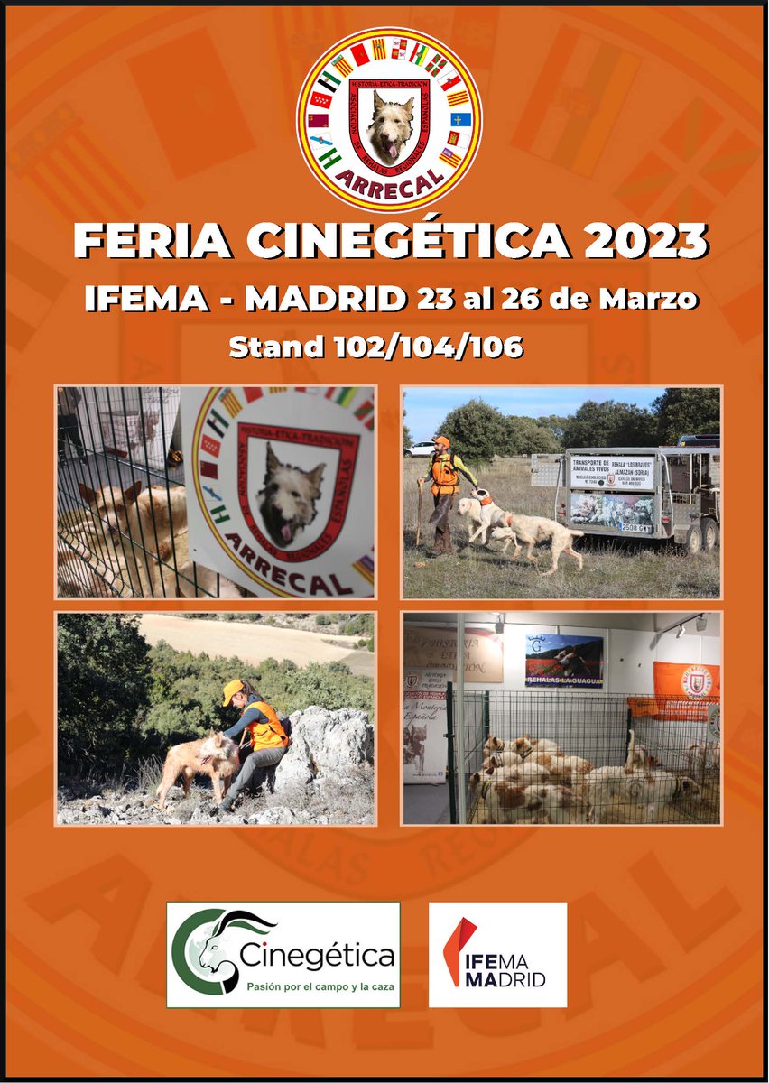 Un año más estaremos en <a href="/expocinegetica/">Expo Cinegética</a> entre el 23 y el 26 de marzo.

Pásate por el stand 102/106 y disfruta de algunas de las rehalas de nuestros socios.