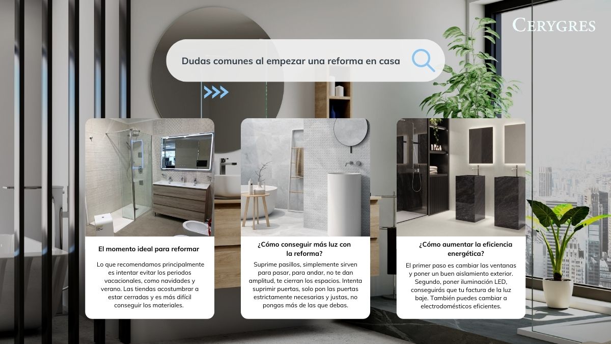 cerygres's tweet image. Sabemos que el proceso de reforma no es sencillo y que pueden aparecer cientos de dudas. 

¡Y hoy vamos a resolver alguna de ellas!

¡Y no te olvides de visitar nuestras tiendas para disfrutar de tu asesor personalizado!😉